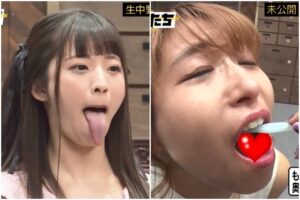 生中野女子の舌企画