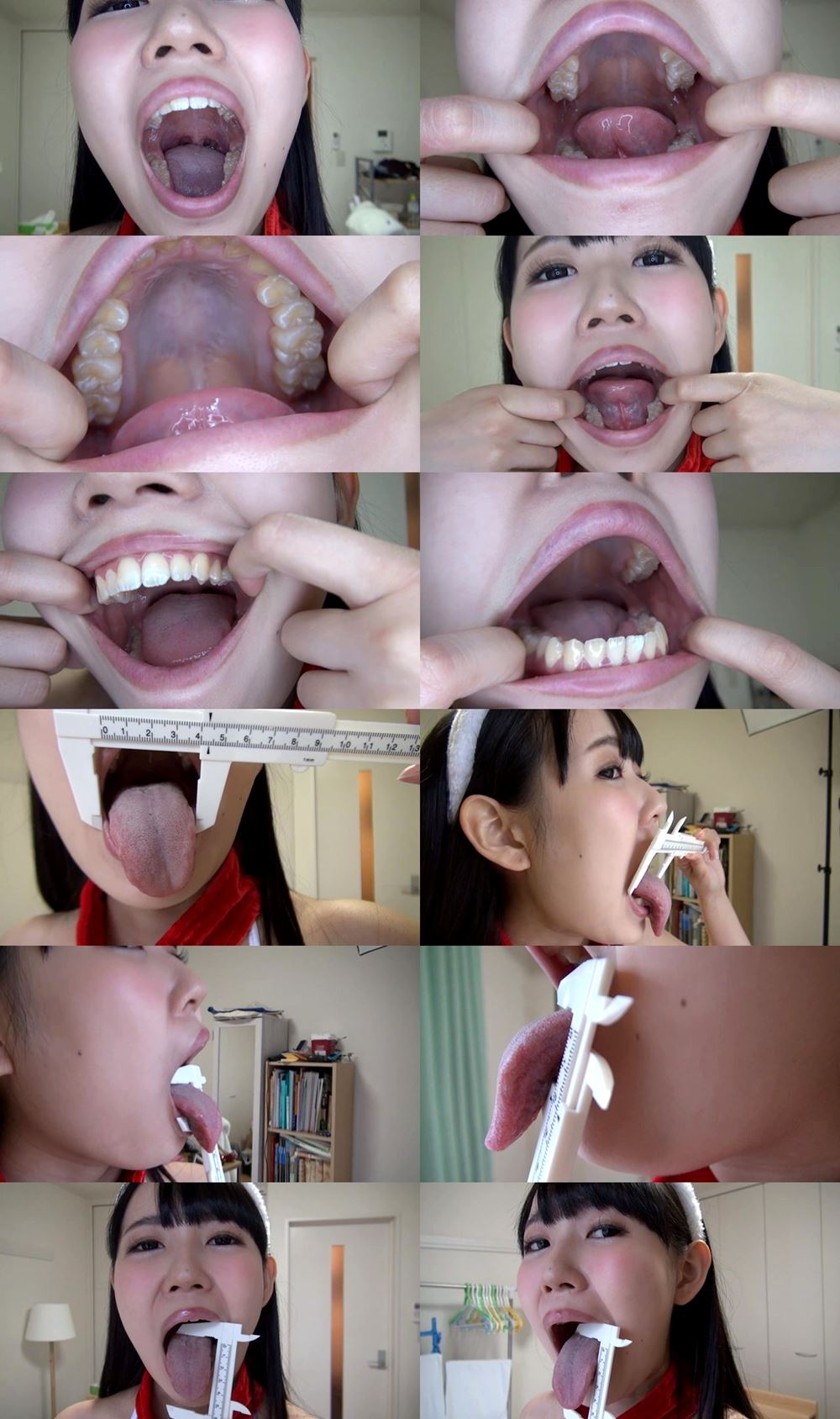 ひなたりこのエロ長い舌と口内をじっくり観察 (3)